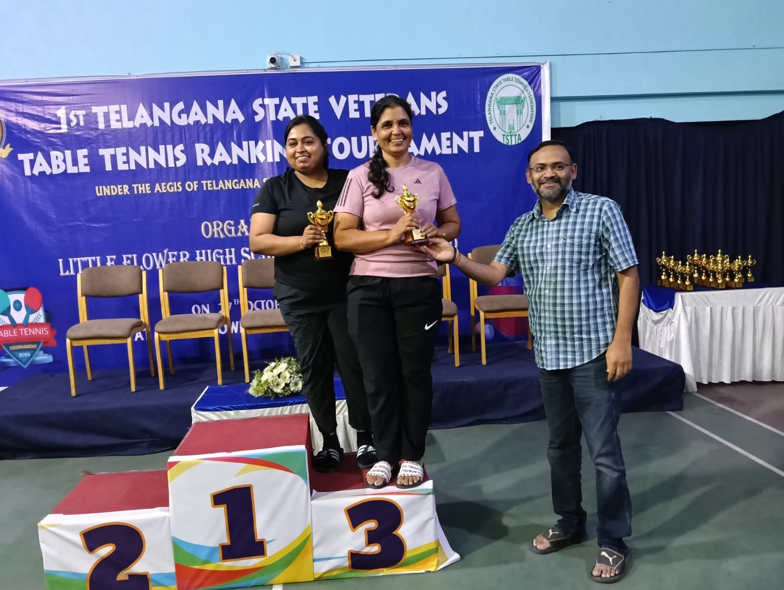 1st Telangana State Veterans Table Tennis Ranking Tournament-2024